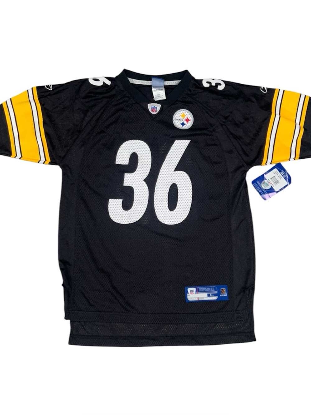 Reebok Pittsburgh Steelers Jerome Bettis #36 NFL Football Jersey Youth Large NWT
